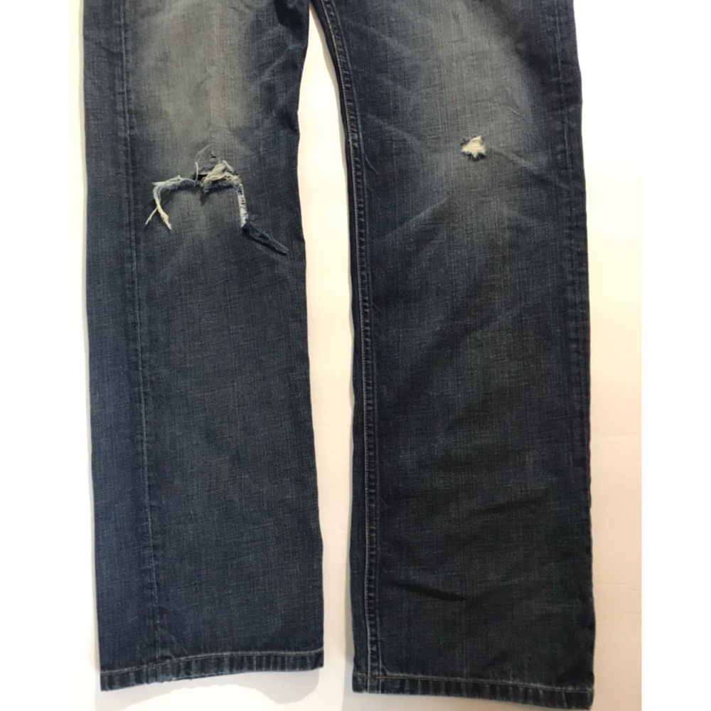 *CURRENT/ELLIOTT* Relaxed Distressed Jeans - Picture 6 of 11